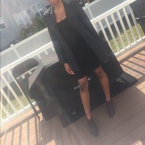 Black long blazer